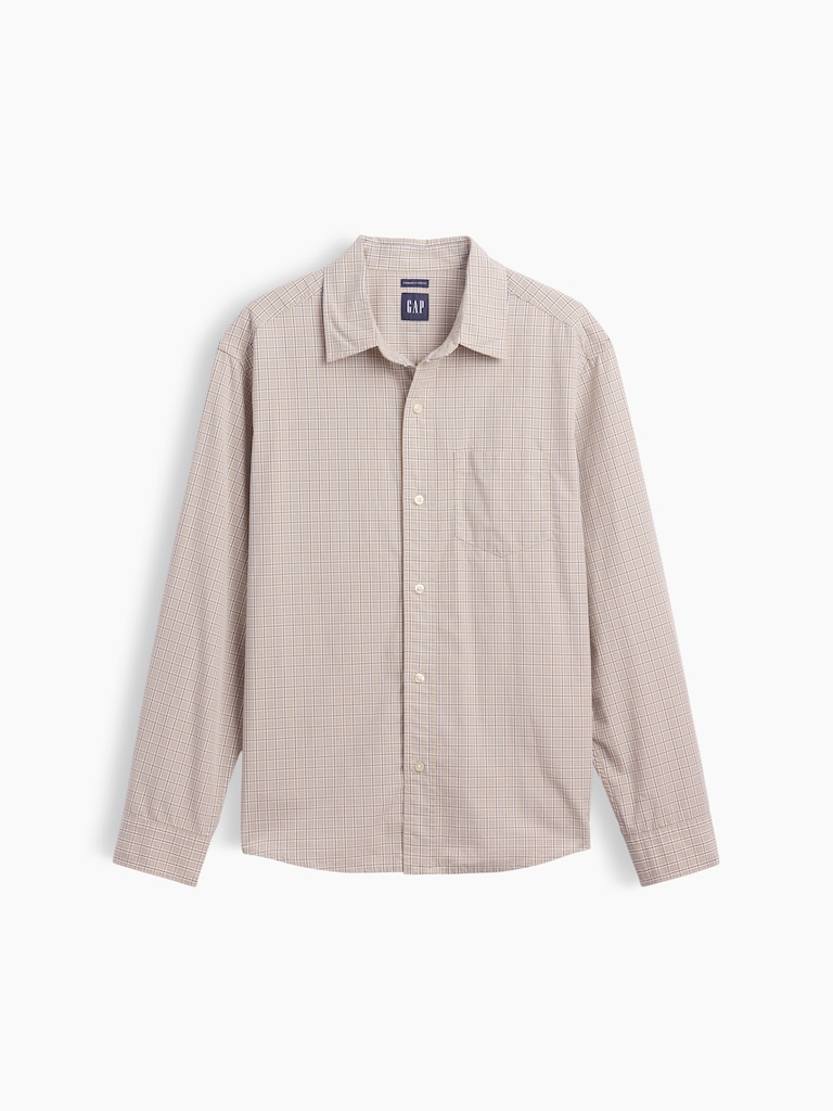 Organic Cotton Poplin Relaxed Shirt