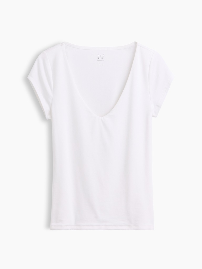 CloseKnit Jersey V-Neck T-Shirt