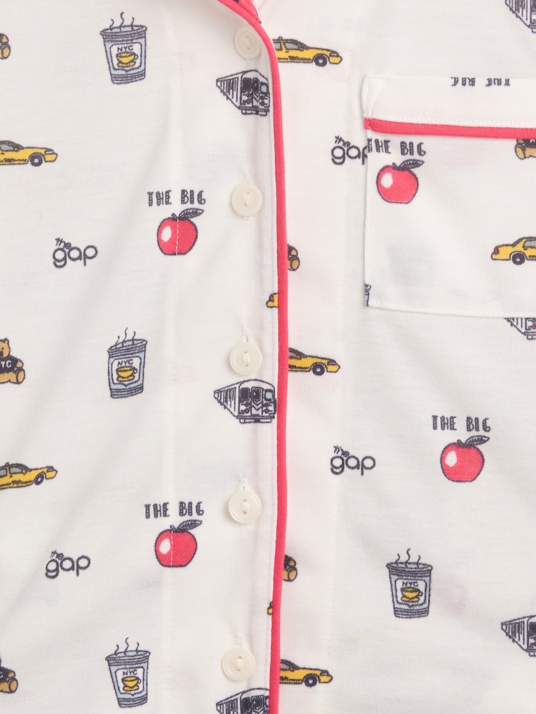 Kids Recycled Print PJ Set