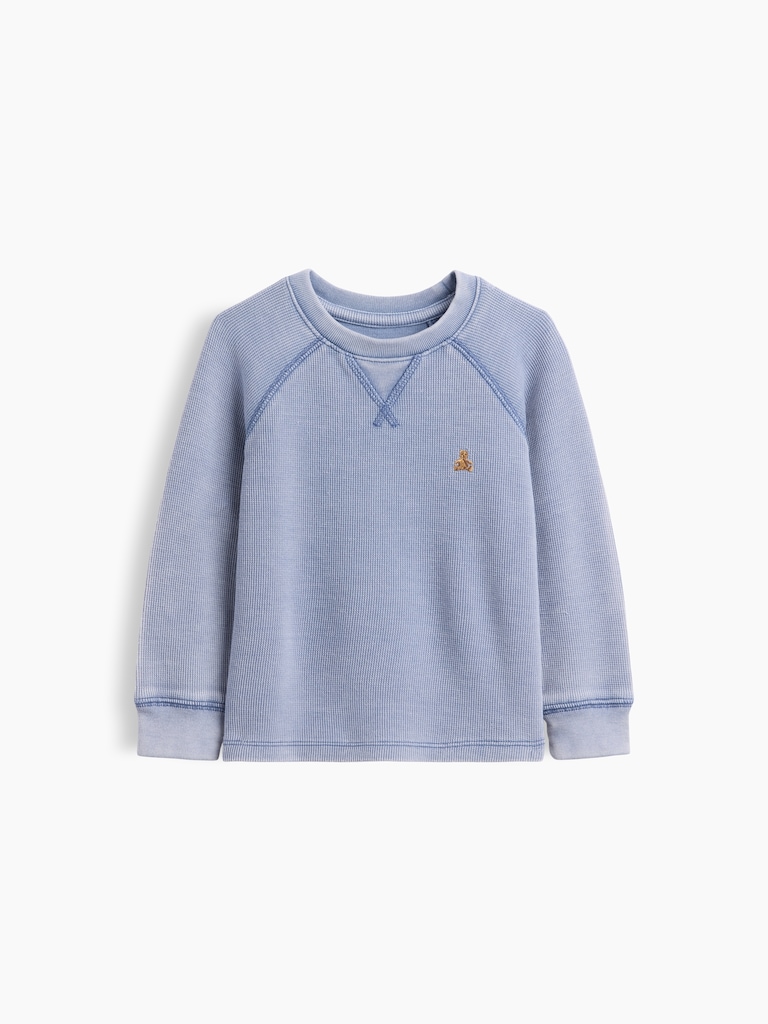 Baby & Toddler Textured Crewneck T-Shirt