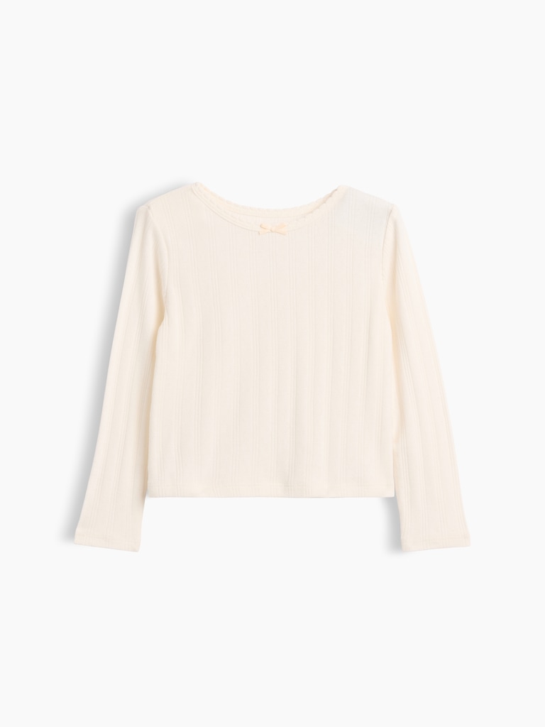 Baby & Toddler Pointelle Rib T-Shirt