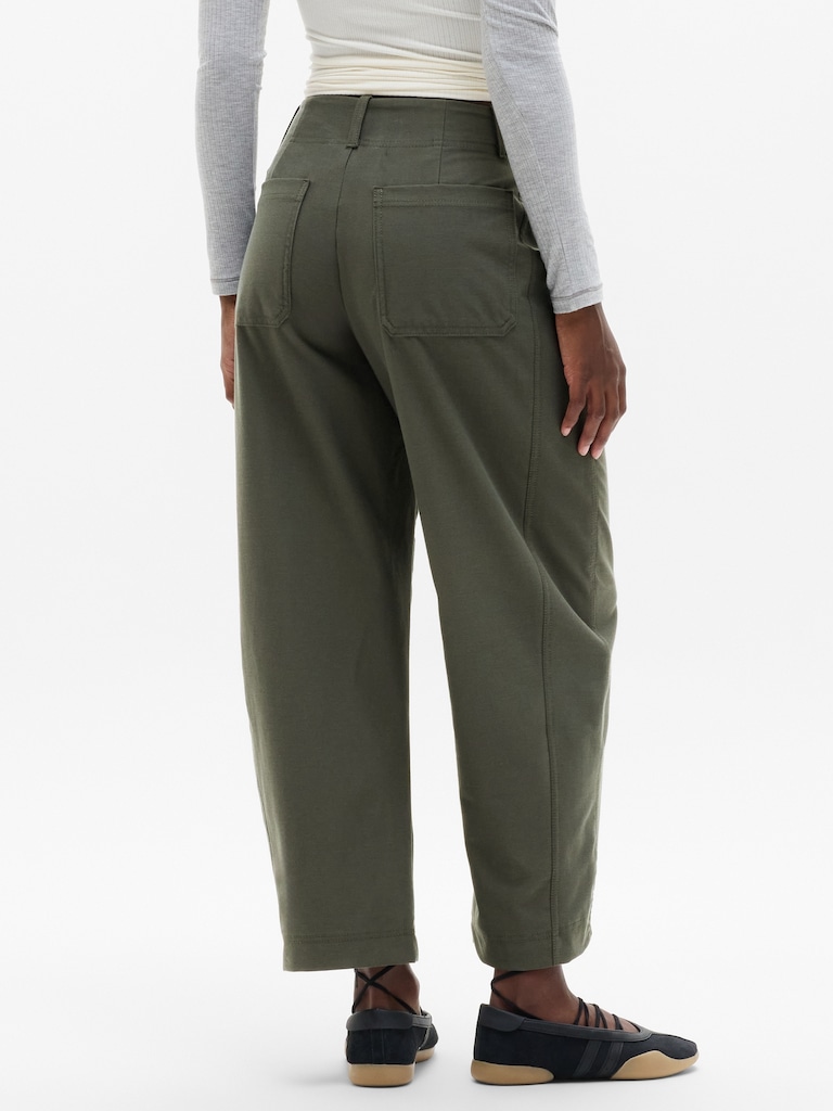 Skyline High Rise Barrel Leg Pant