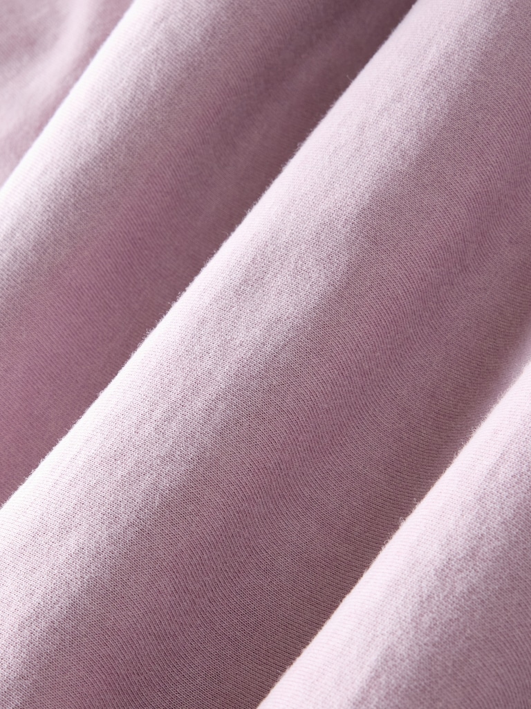Airy Cotton Terry Snow Wash Capri