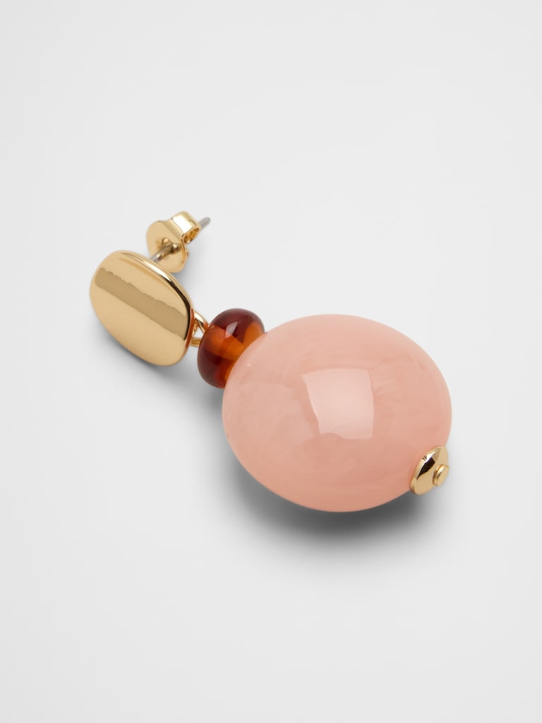 Resin Ball Drop Earrings