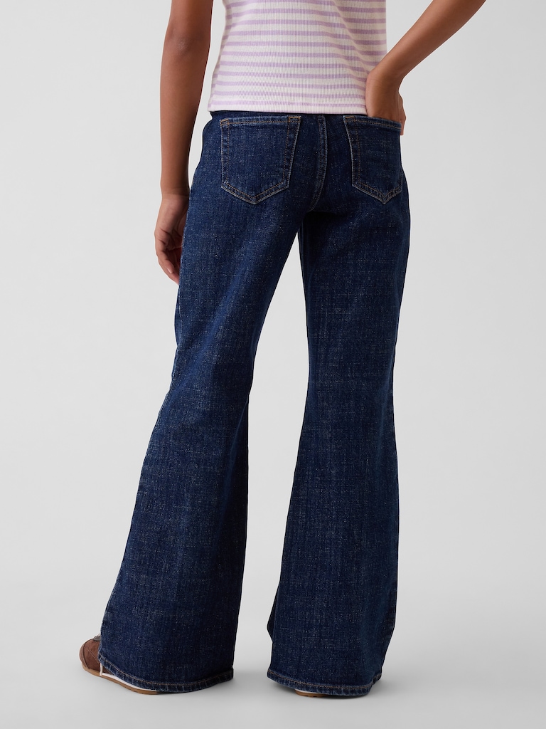 Kids Low Rise Relaxed Flare Jeans