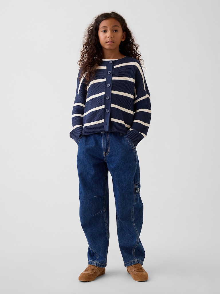 Kids Barrel Cargo Jeans