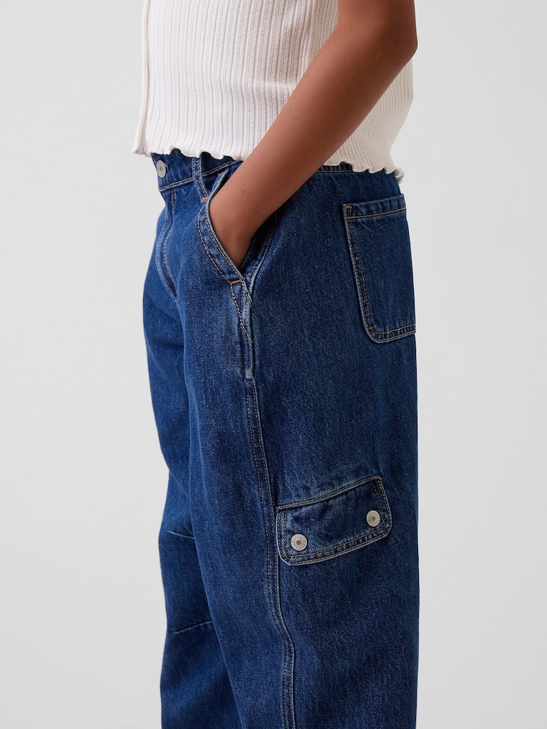 Kids Barrel Cargo Jeans