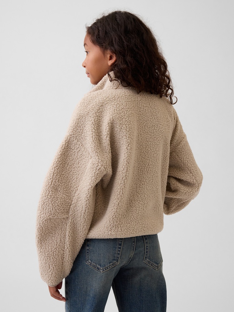 Veste décontractée en sherpa pour Enfant