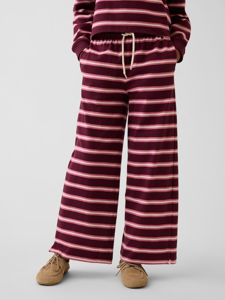 Kids Heavyweight Wide-Leg Pants