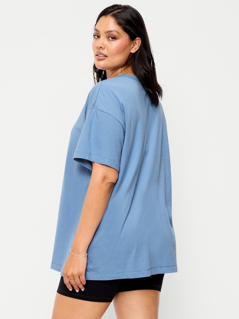 T-shirt tunique passe-partout surdimensionné