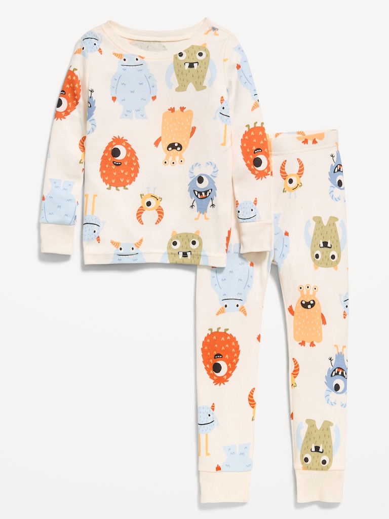 Unisex Snug-Fit Pajama Set for Toddler & Baby