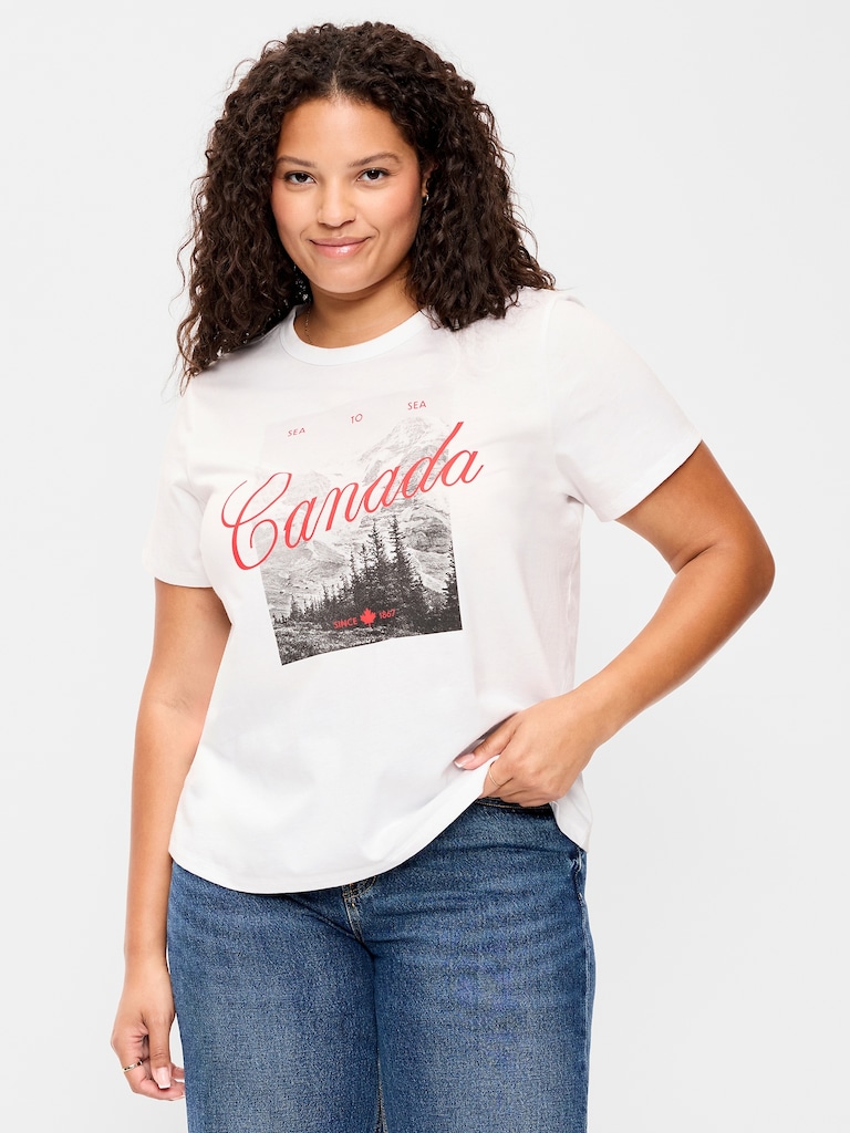 EveryWear Crew-Neck Graphic T-Shirt