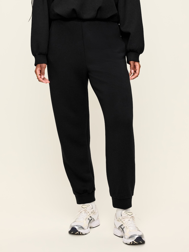High-Waisted Bounce Fleece Jogger Sweatpants