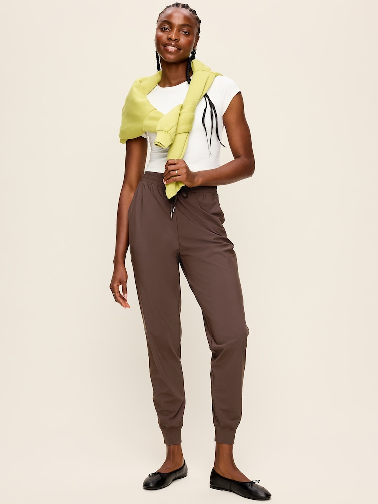 High-Waisted SleekTech Joggers