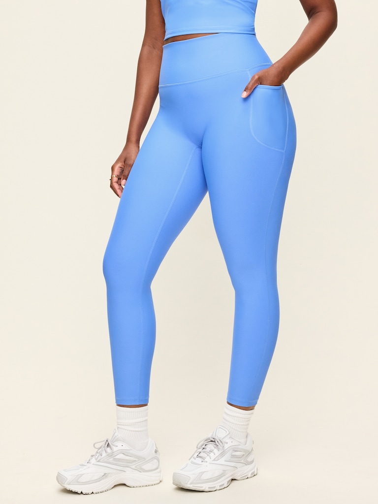 Extra-High Waisted PowerSoft Boundless 7/8 Pocket Leggings – No Front Seam