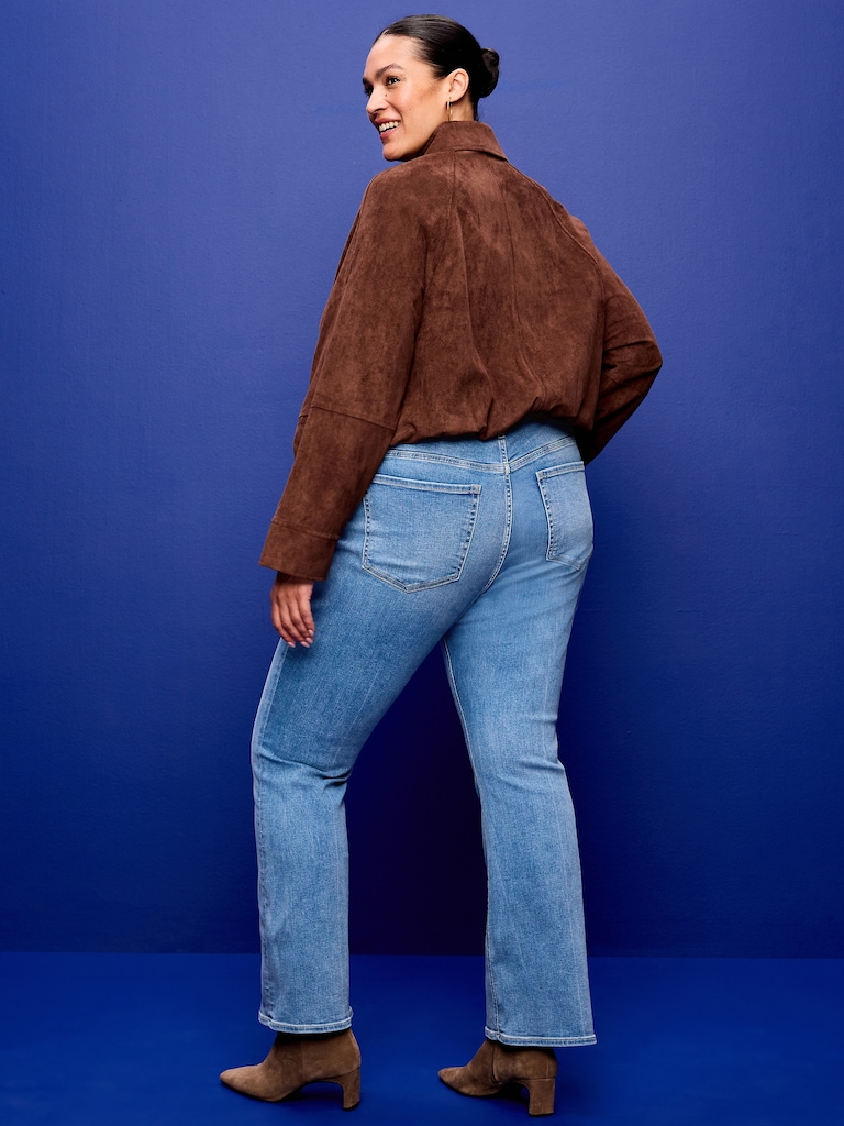 Low-Rise Boot-Cut Jeans