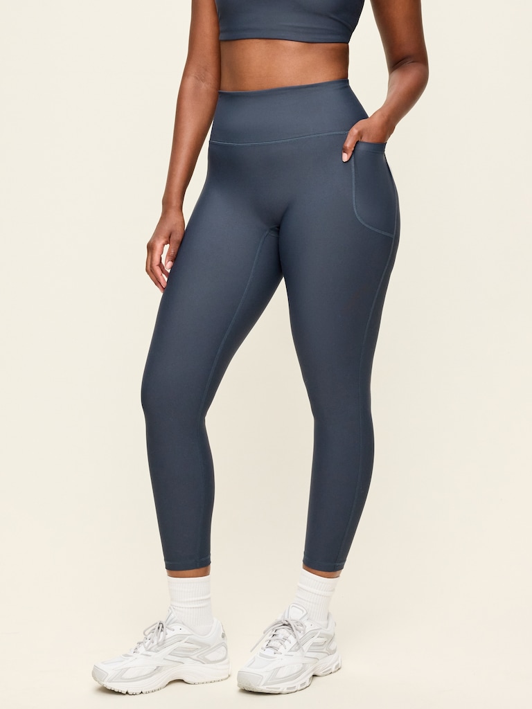 Extra-High Waisted PowerSoft Boundless 7/8 Pocket Leggings – No Front Seam