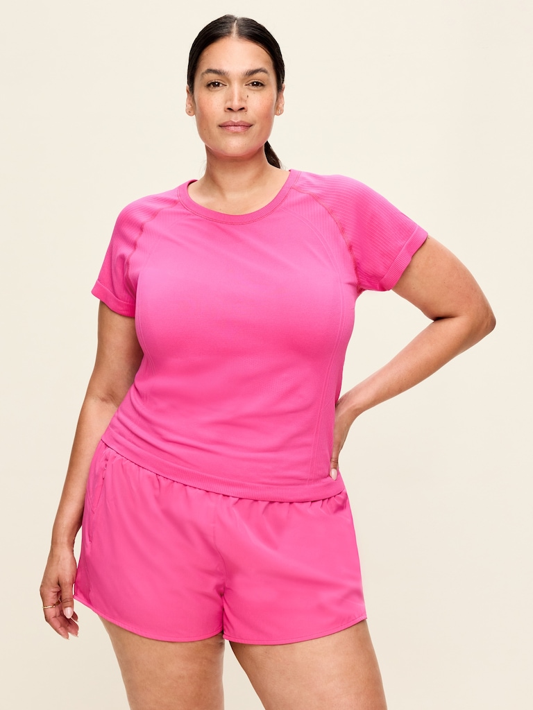 Fluid Seamless Fitted T-Shirt