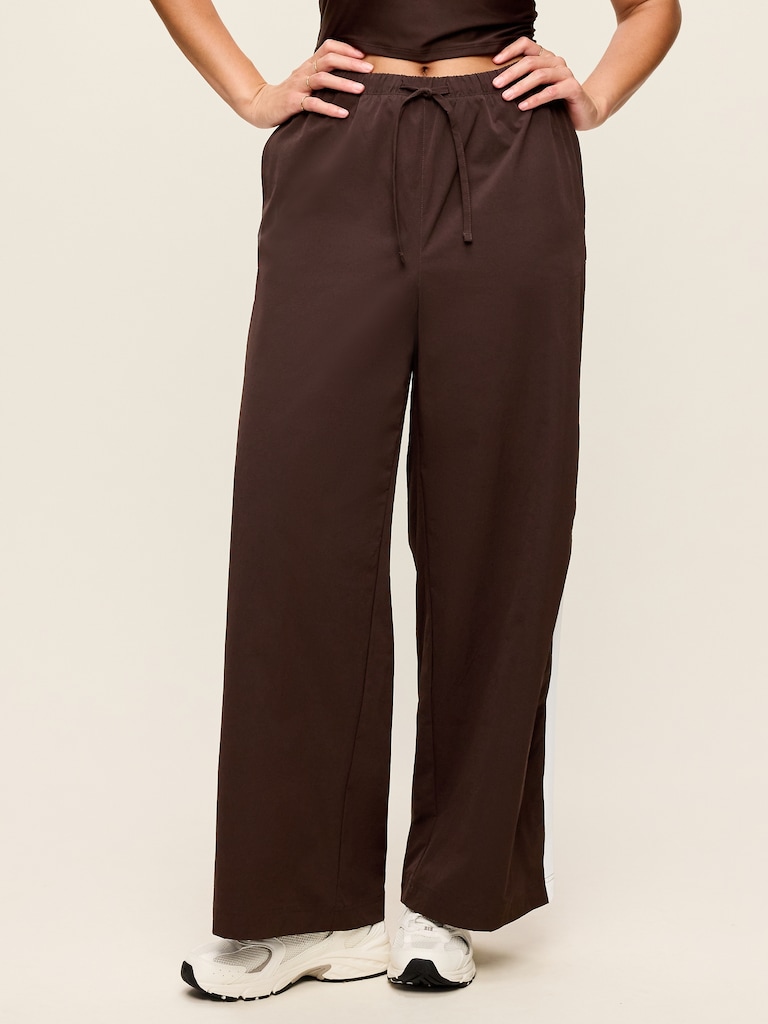 High-Waisted TrekTech Lightweight Woven Active Pants