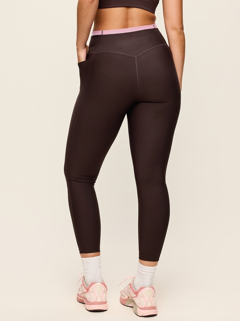 Extra-High Waisted PowerSoft Boundless 7/8 Pocket Leggings – No Front Seam