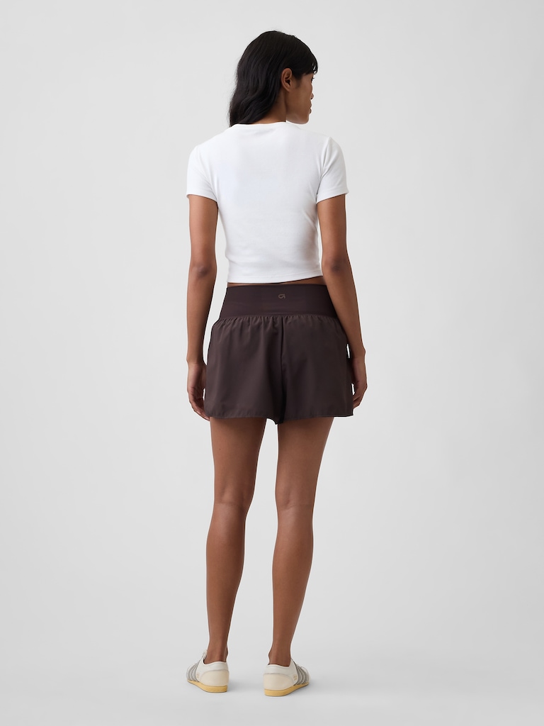 GapFit Studio Recycled 3" Pull-On Shorts