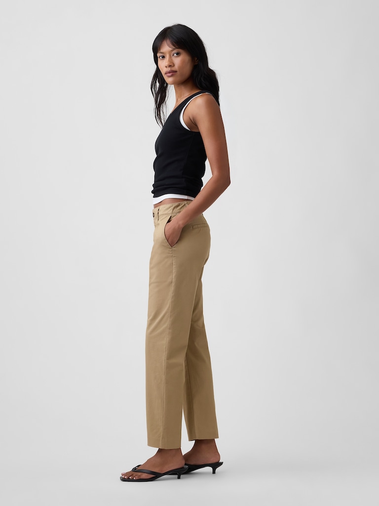 Mid Rise Downtown Khakis