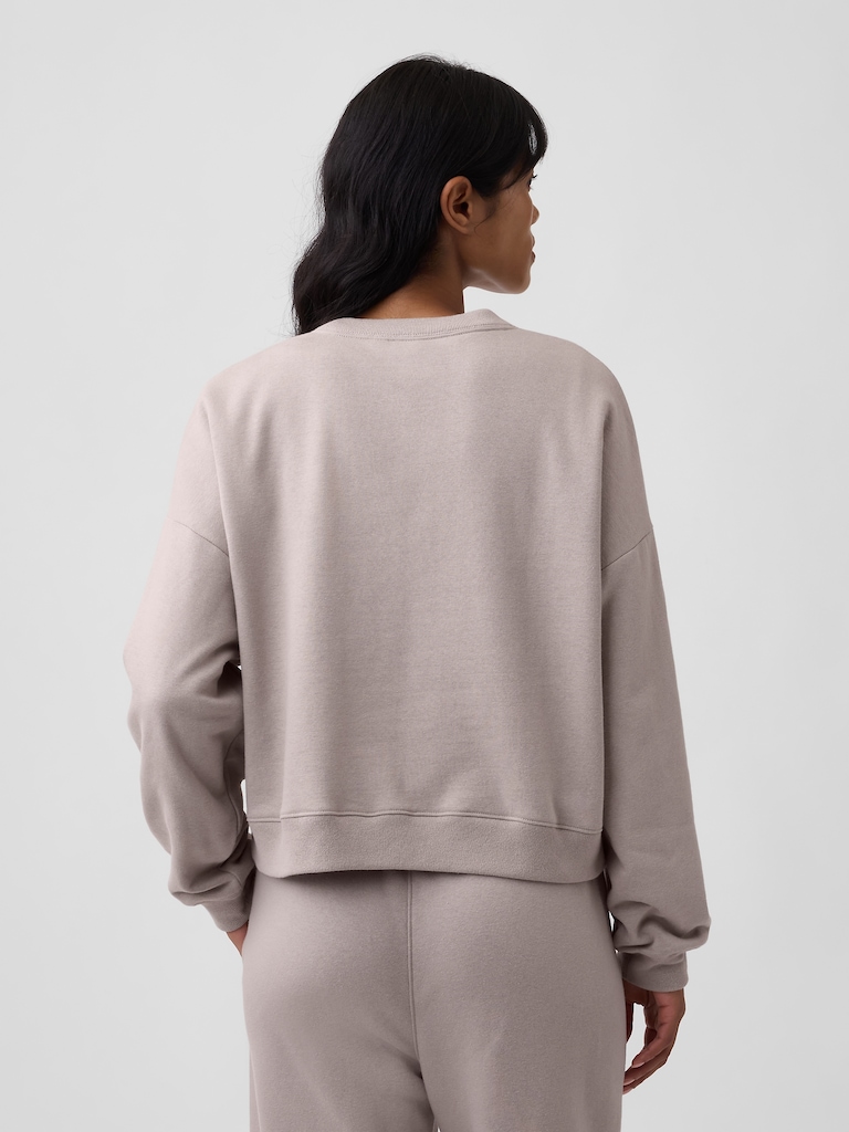 Relaxed Wedge Crewneck Sweatshirt