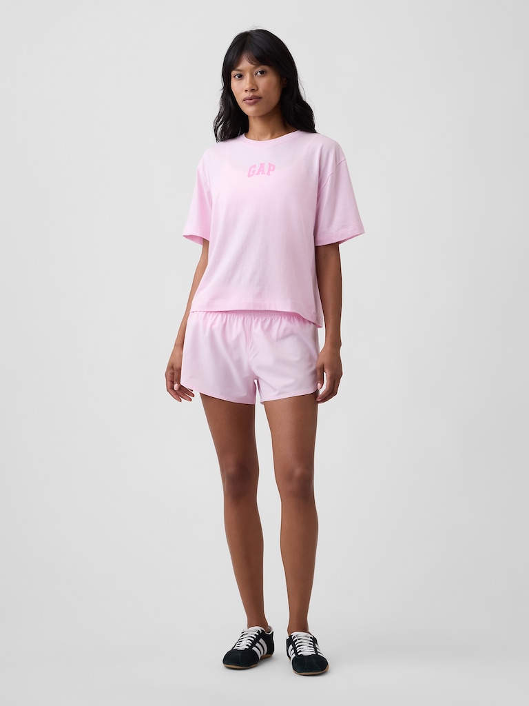Relaxed Gap Mini Logo T-Shirt