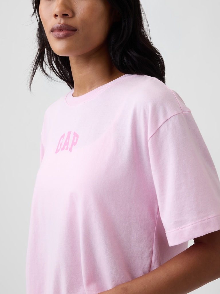 Relaxed Gap Mini Logo T-Shirt