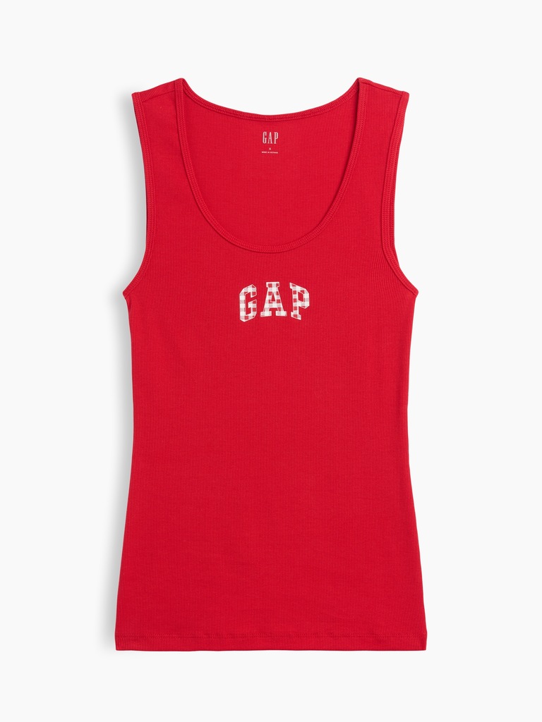 Gap Logo Ribbed Tank Top