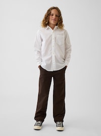 Kids Uniform Stretch Loose Khakis