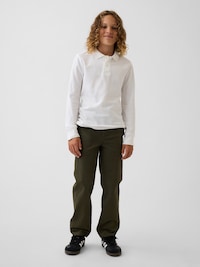 Kids Uniform Stretch Loose Khakis