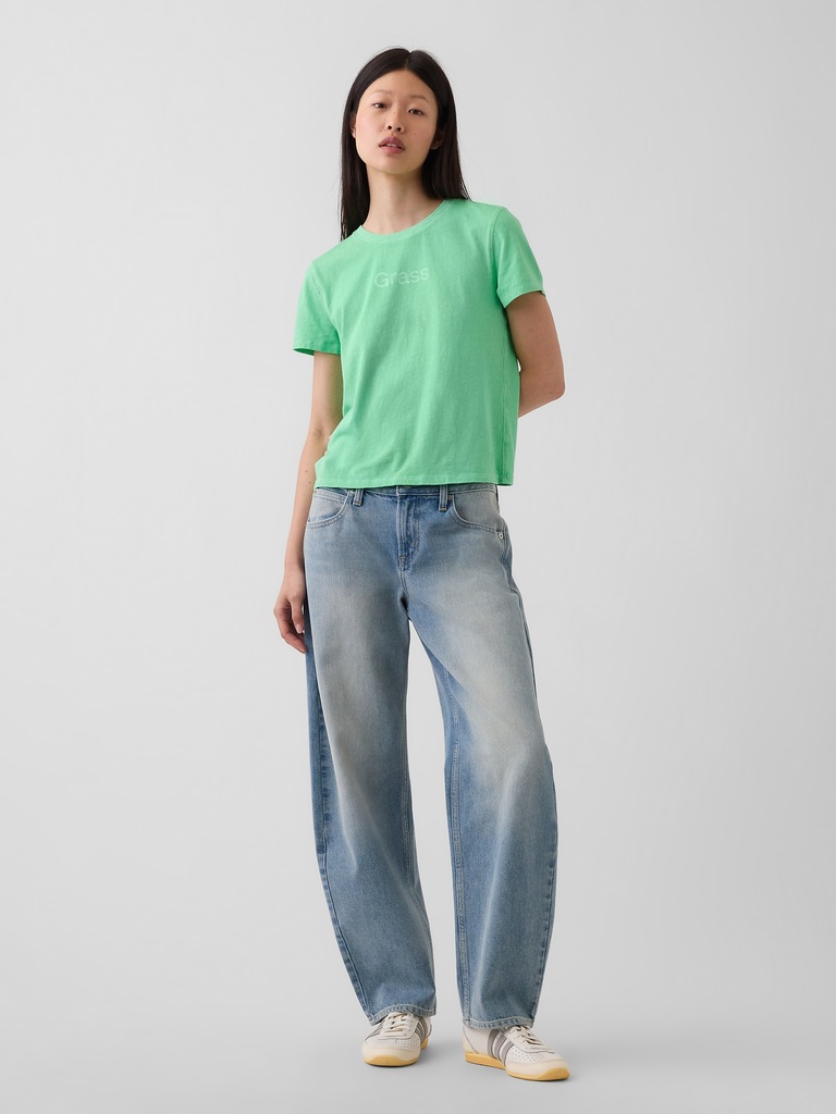100% Cotton Authentic Shrunken Graphic T-Shirt