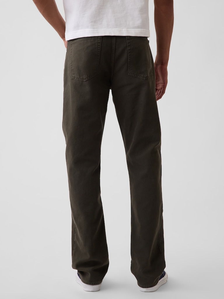 Canvas Relaxed Straight Jeans