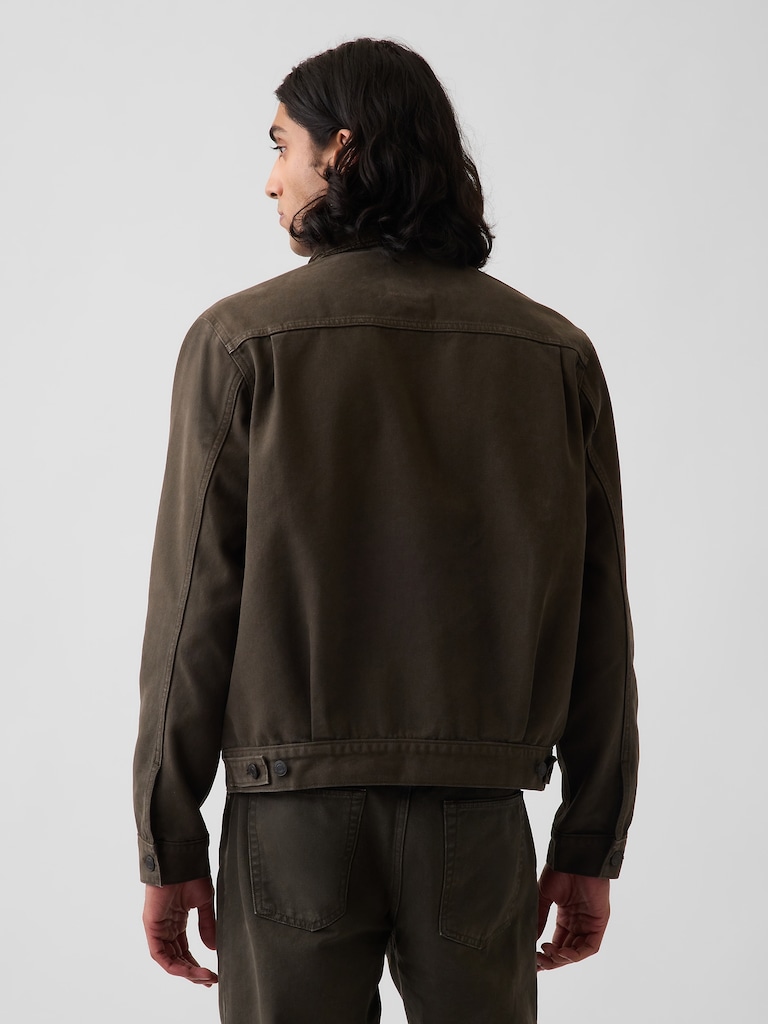 Canvas Denim Trucker Jacket