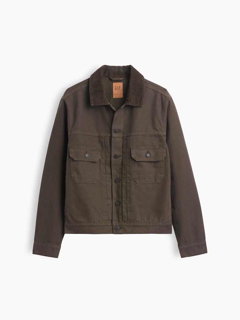 Canvas Denim Trucker Jacket