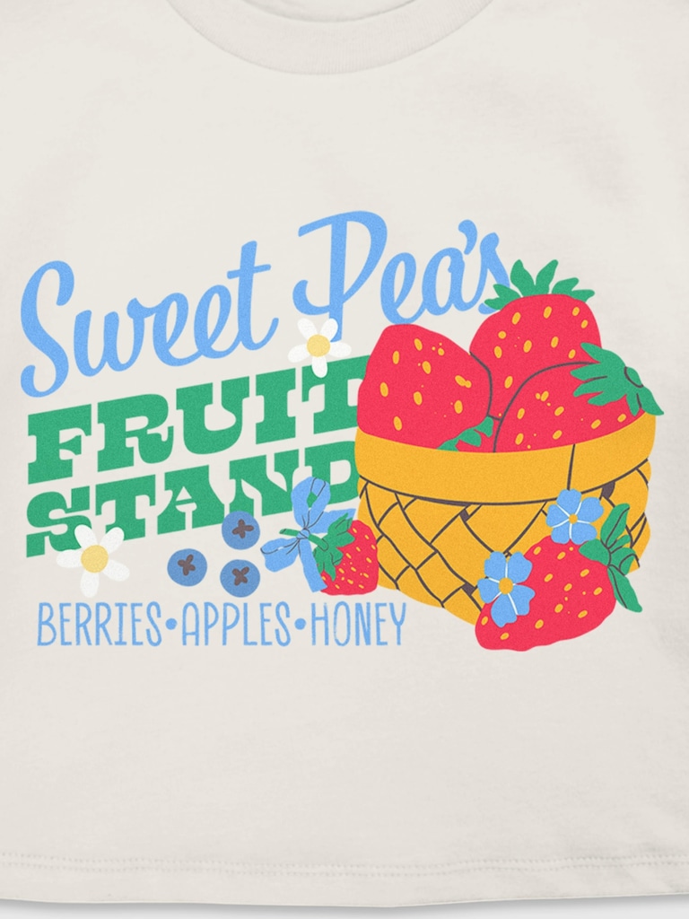 Toddler Sweet Peas Graphic T-Shirt