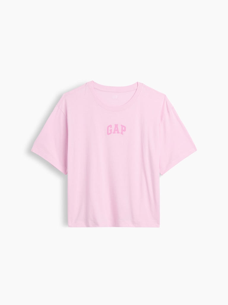 Relaxed Gap Mini Logo T-Shirt