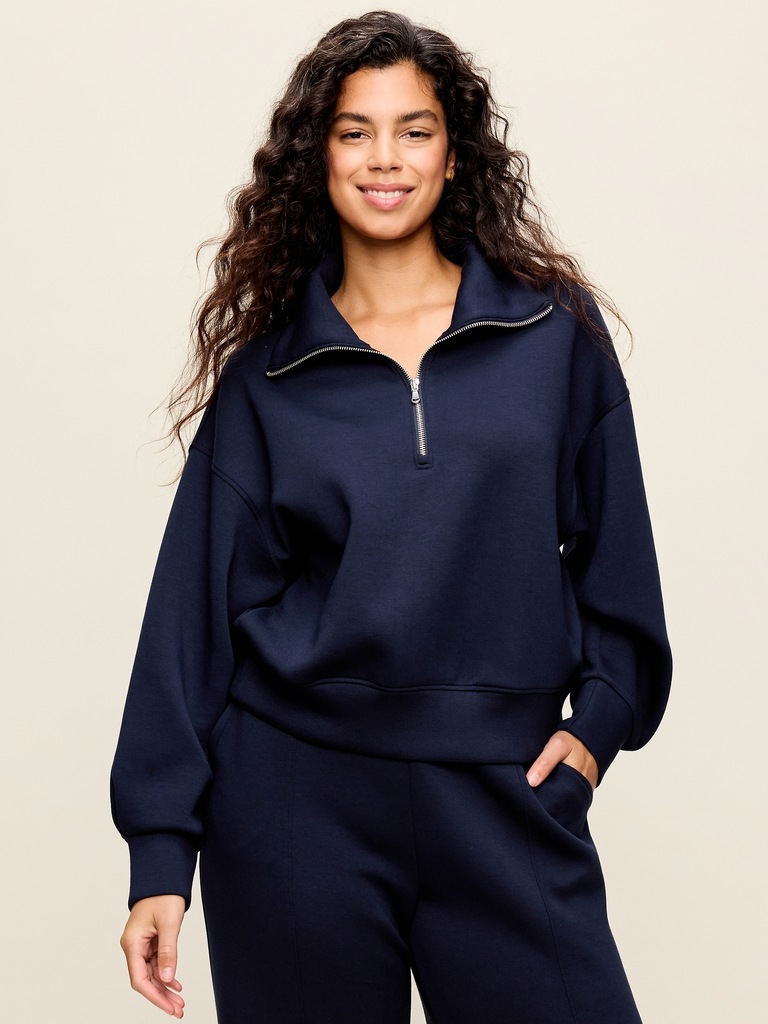 Bounce Fleece Half-Zip Pullover Sweatshirt