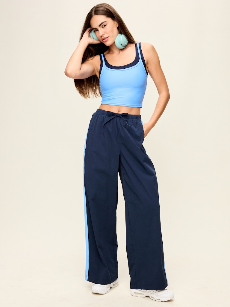 High-Waisted TrekTech Lightweight Woven Active Pants