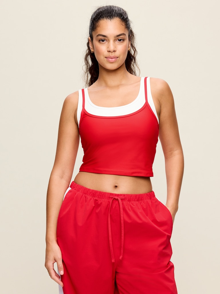 PowerSoft Layered Longline Bra