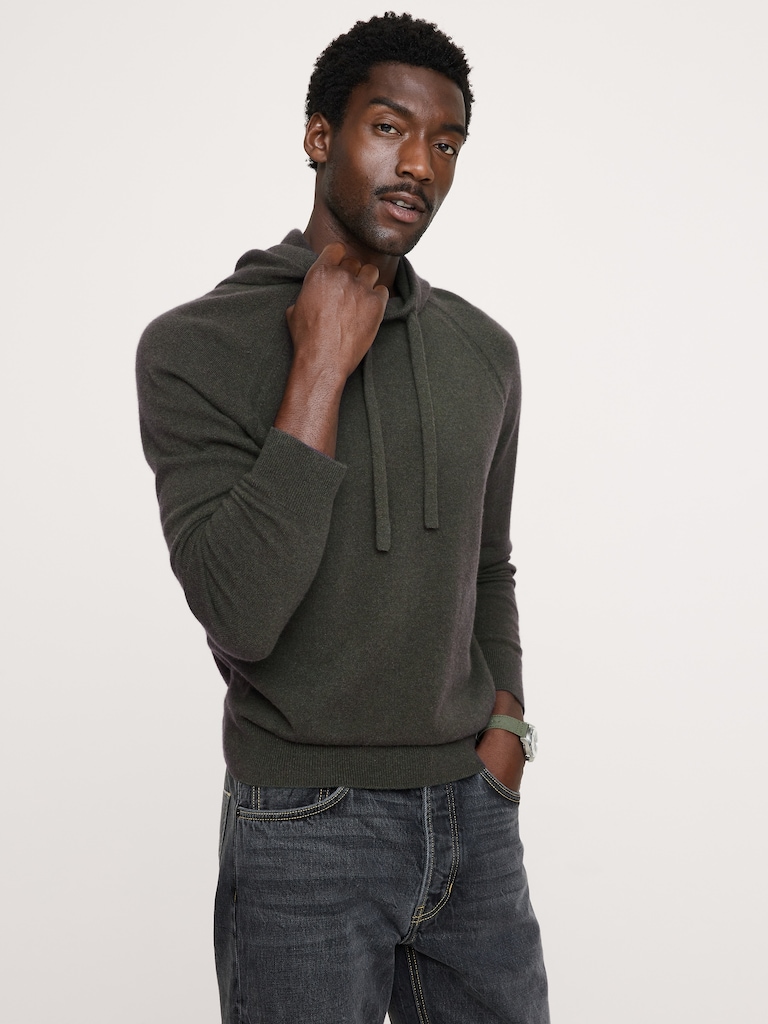 Cashmere Sweater Hoodie