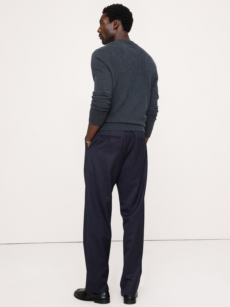 Relaxed Twill Dress Pant