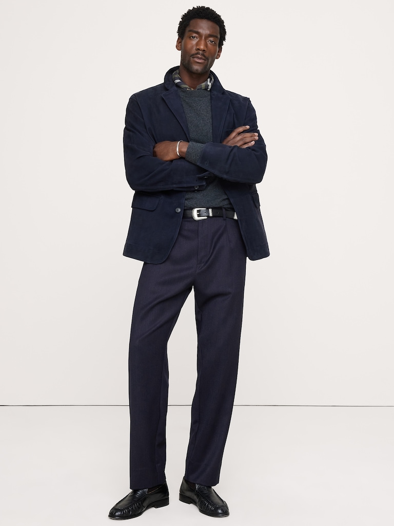 Relaxed Twill Dress Pant