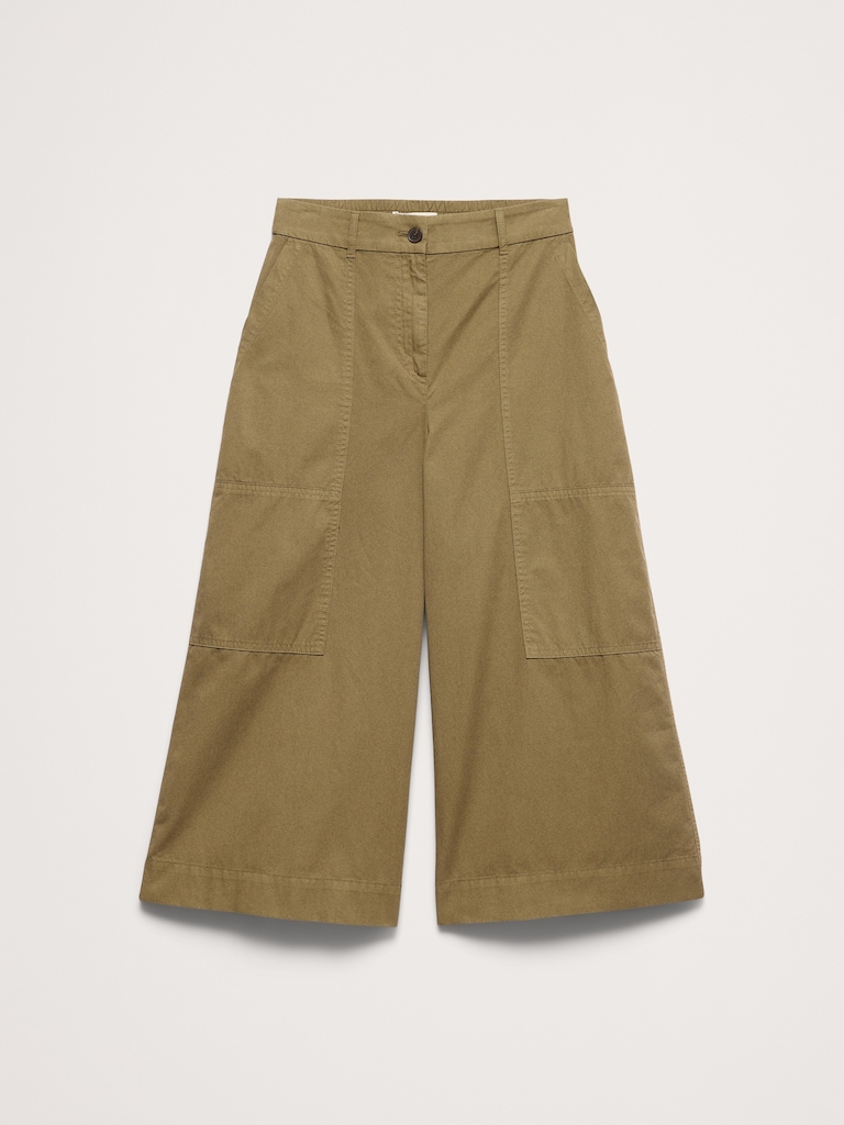 Cotton Twill Culotte