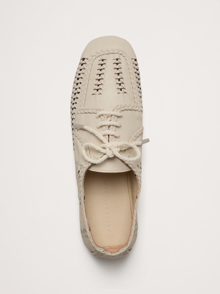 Mahira Leather Flats by Freda Salvador
