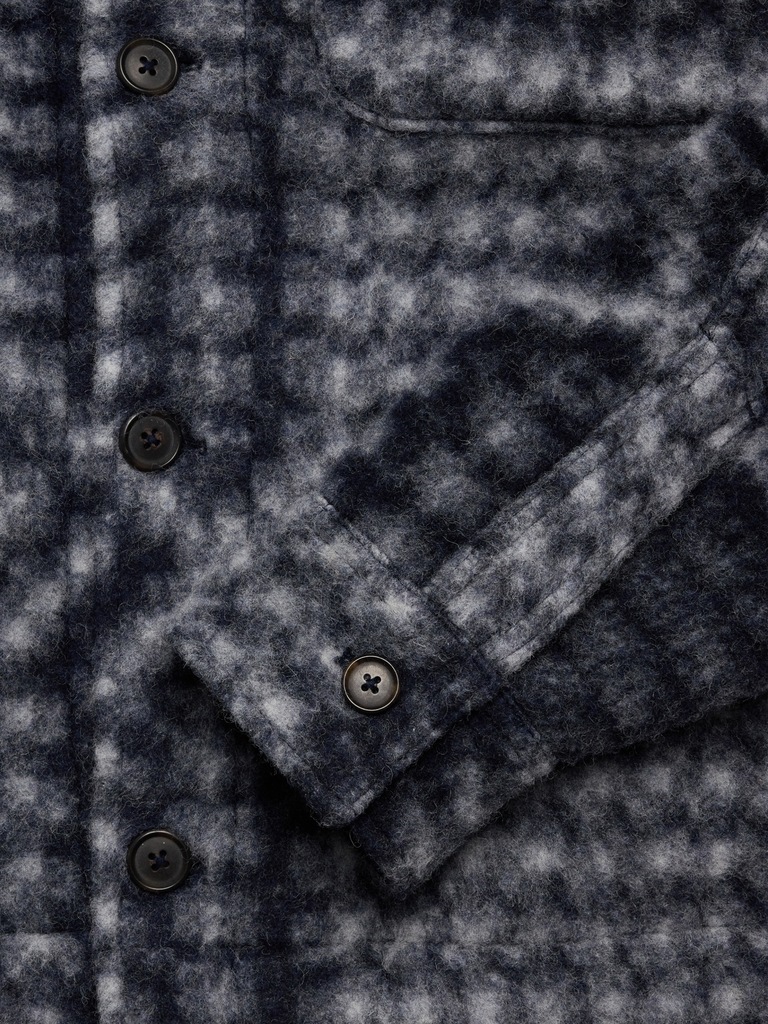 Boiled Wool Shirt Jacket