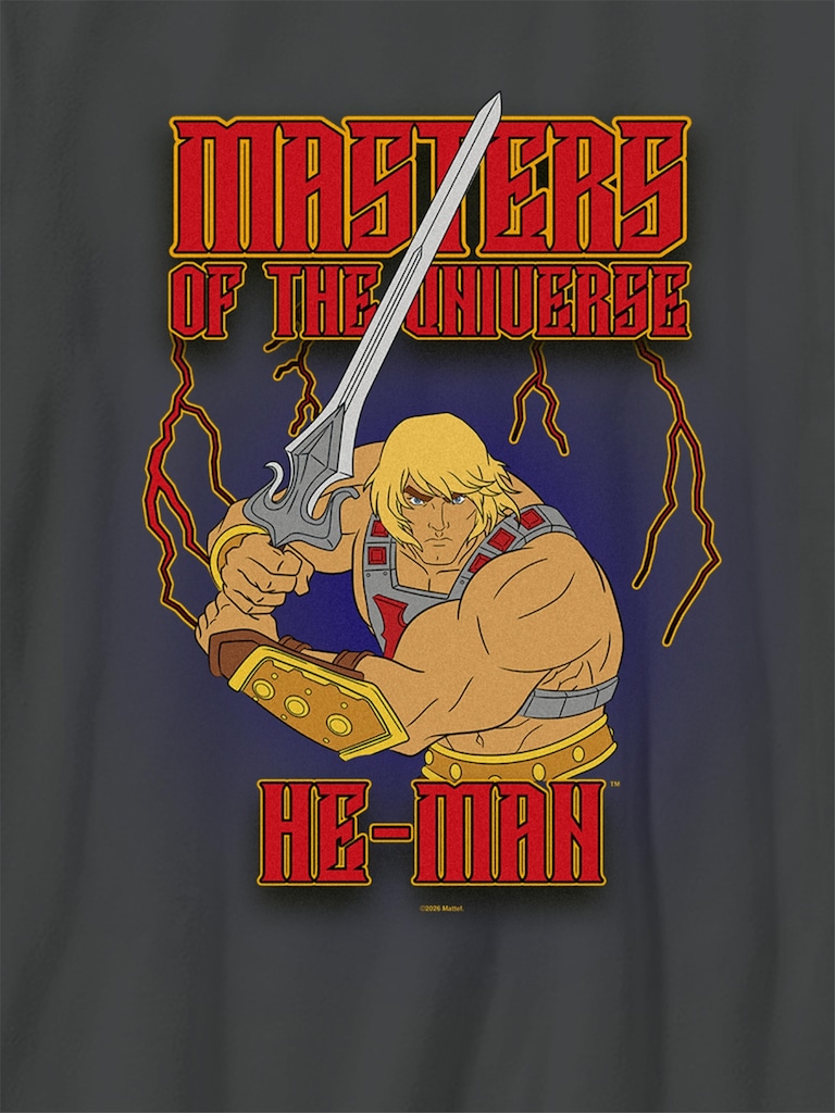 Kids Masters Of The Universe He-Man Battle Graphic T-Shirt