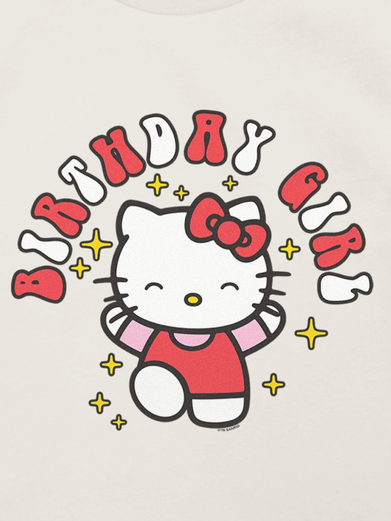 Toddler Hello Kitty Birthday Graphic T-Shirt