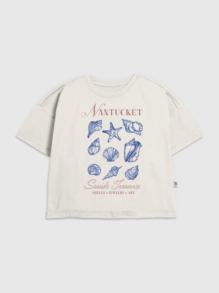 Kids Nantucket Shells Graphic T-Shirt